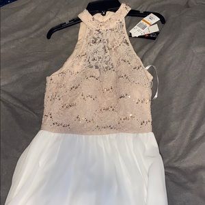 A new Macy’s long prom dress